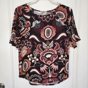 NWOT LOFT Short Sleeve Blouse
